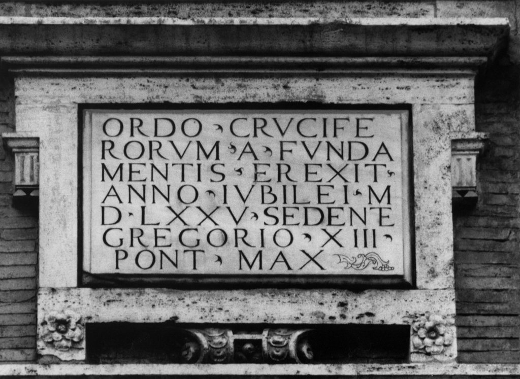 lapide commemorativa, serie by Del Duca Giacomo (attribuito) (sec. XVI)